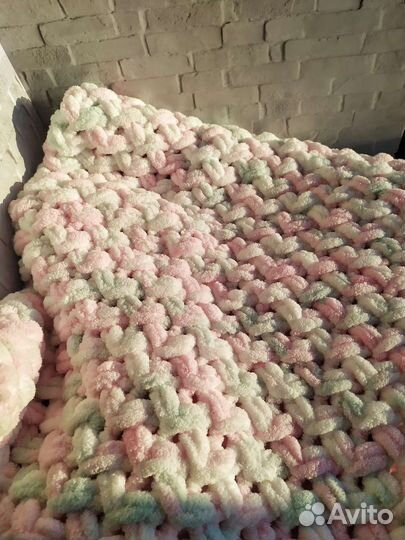 Плед ручной работы