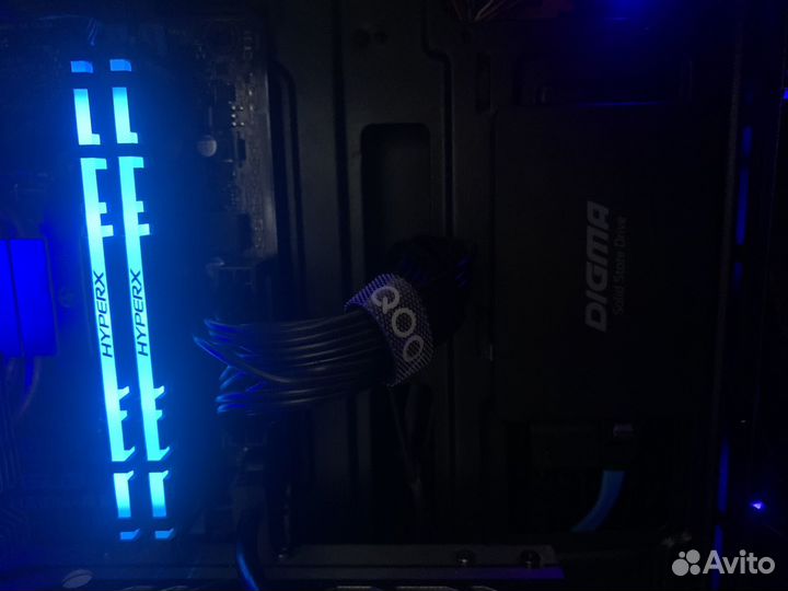 Игровой компьютер i3-9100F, sapphire RX 580