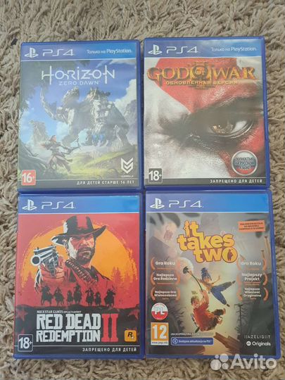 Игры для приставки PS4