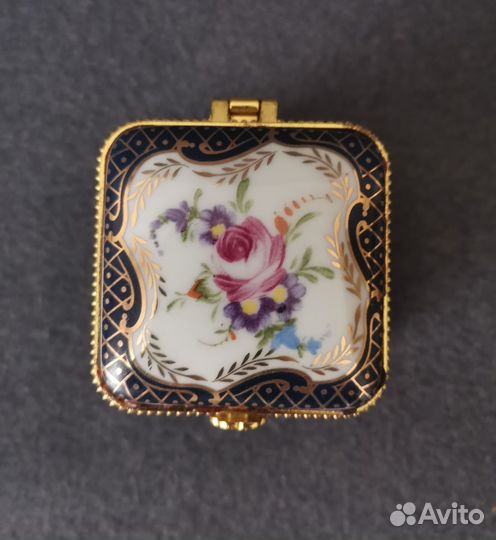 Шкатулка Мини для украшений, фарфор, новая