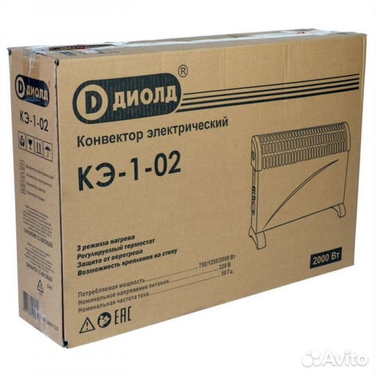 Конвектор электрический обогреватель