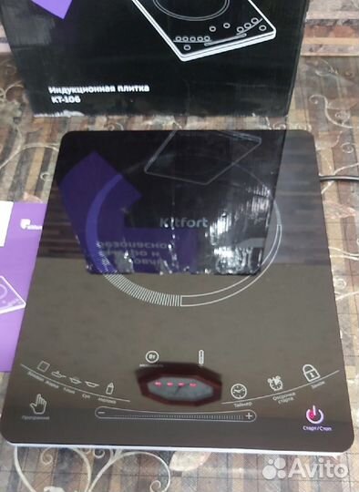 Индукционная плитка Kitfort кт-106 Ultra Slim