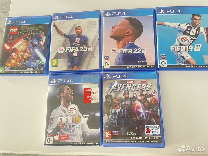 Sony PlayStation 4+ комплект дисков