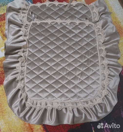 Сидушка на стул с декором