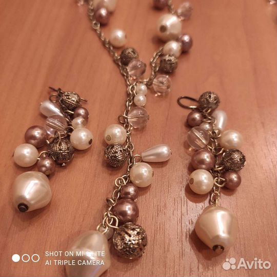 Ожерелье и серьги