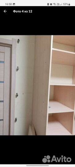 Полка настенная угловая