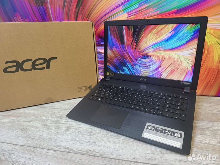 Ноутбук Acer FullHD A6-9220e / 6GB / SSD