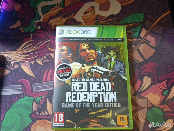 Red dead redemption goty. Xbox 360. Полный набор