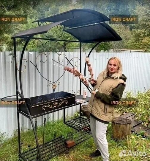 Мангал со столиком