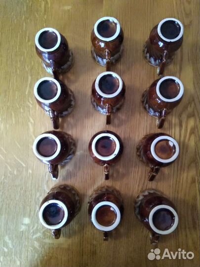 Кофейные чашки керамические СССР на 12 персон