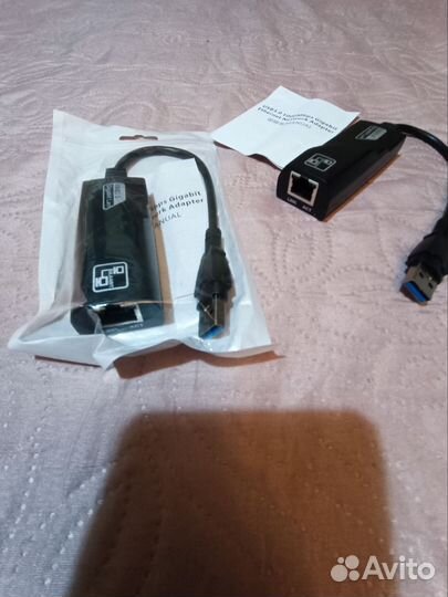 Сетевой LAN адаптер Gigabit USB 3.0 1Гб/с rj45