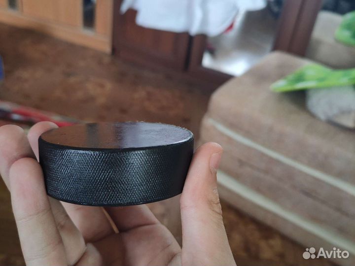 Коньки с клюшкой