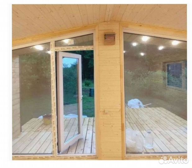 Дом каркасный 7х4,8 с верандой SY-254-K46