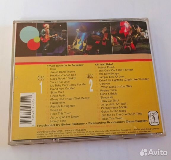 2 Cd Brian Setzer Orchestra