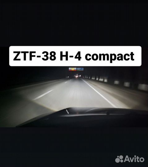 Мини LED линзы ZTF-38 compact цоколь H4