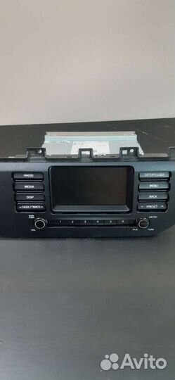 Штатная магнитола kia rio 4 с рамкой