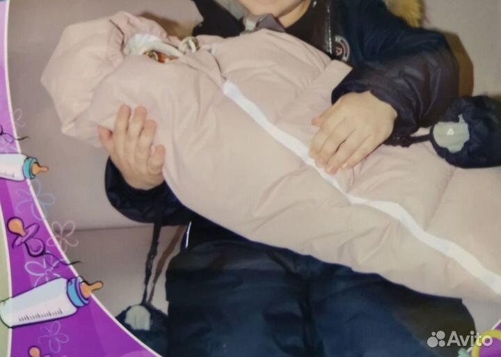 Зимний конверт в коляску