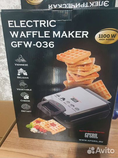 Вафельница новая,бельгийские или венские вафли