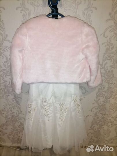 Шубка и платье для девочки