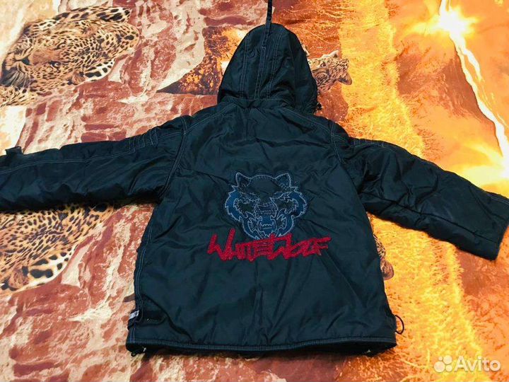 Куртка на флисе демисезонная, рост 122