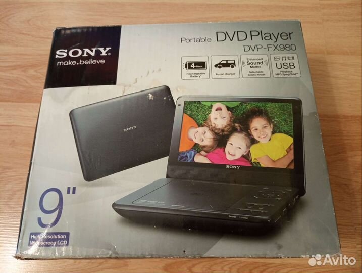 Dvd плеер, проигрыватель, sony