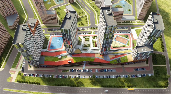 2-к. квартира, 61,1 м², 11/26 эт.