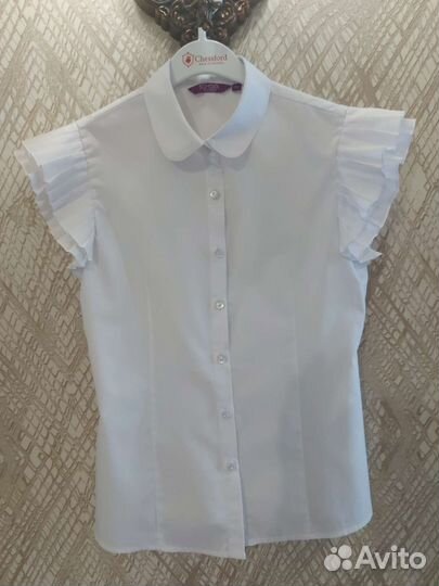 Блузка школьная для девочки, рост 152см