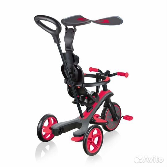 Детский велосипед с ручкой 4 в 1
