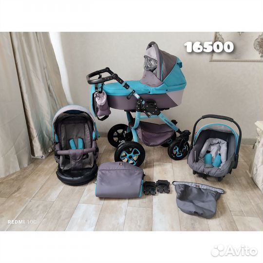 Коляска 3в1 много разных