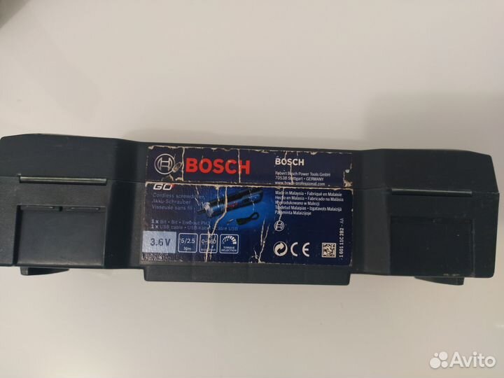 Аккумуляторная отвертка bosch go 2