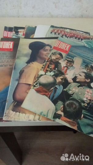 Журналы Огонек с 1962 года, приусадебное хозяйство