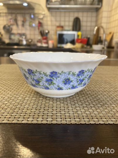 Сервиз Хайта, тарелки, стакан хрустальный