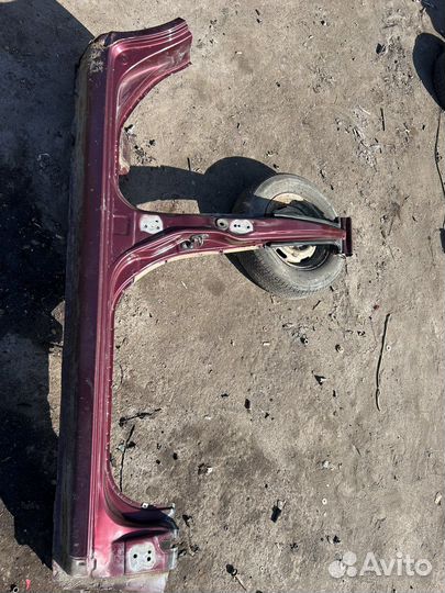 Порог со стойкой Хендай Акцент правый