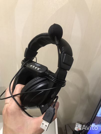 Компьютерные наушники с usb