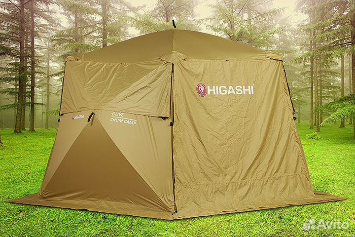 Шатер быстросборный Higashi Chum Camp olive
