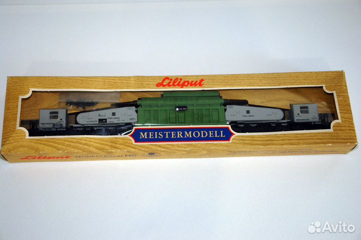 14-ти осная платформа, liliput, HO 1:87