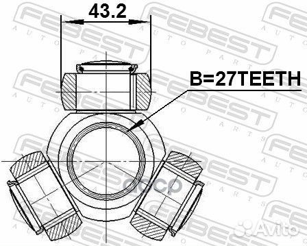 Трипоид toyota camry ACV3#/MCV3# 2001-2006