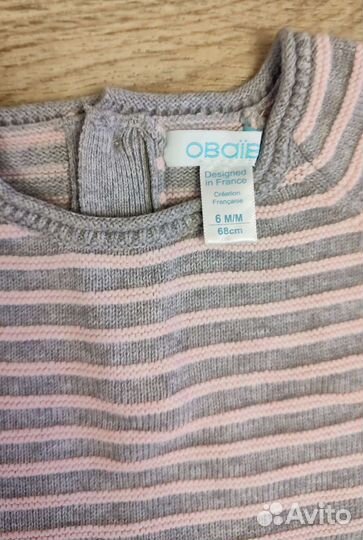 Платье и слип для девочки 68