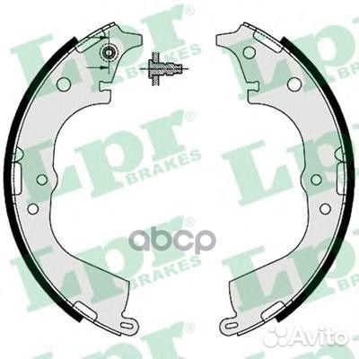 07225 Колодки торм.бар.toyota hiace 89/hilux 8