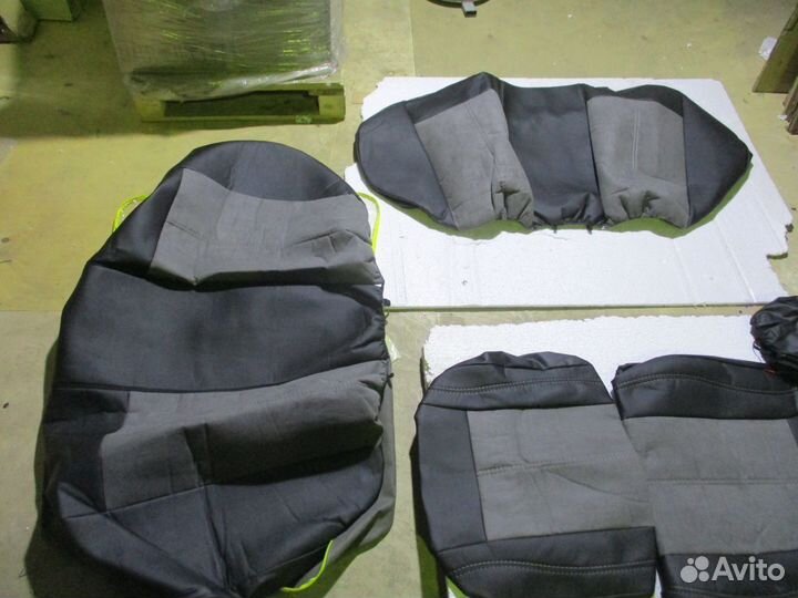 Чехлы сидений Hyundai Solaris 1 Kia Rio 3 Хэтчбек