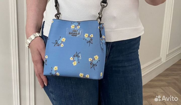 Женская сумка из натуральной кожи Сoach