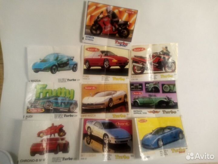 Вкладыши от Bombimbom и Turbo