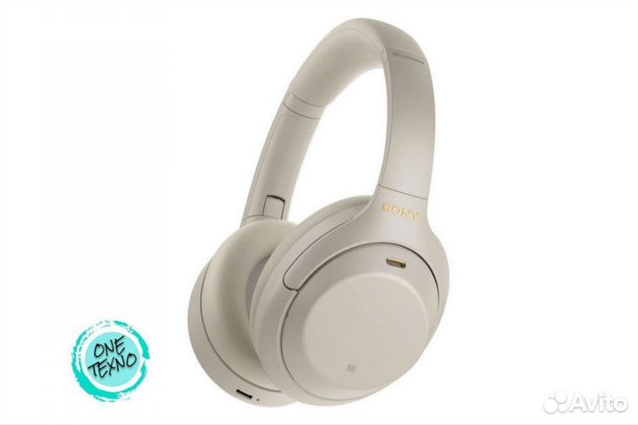 Беспроводные наушники Sony WH-1000XM4, серебряный