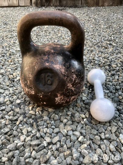 Гиря 16 кг СССР