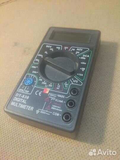 Тестер мультиметр мини цифровой