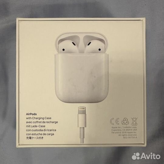 Беспроводные наушники apple airpods