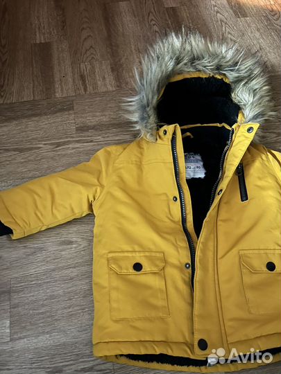 Парка зимняя куртка 80-86