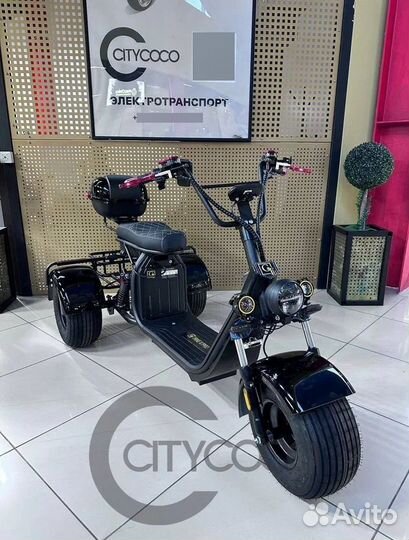 Электроскутер CityCoCo Trike GT X7 PRO 2024