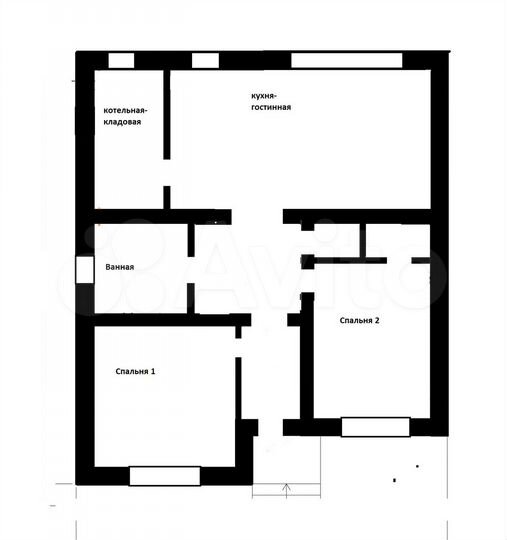 Дом 100 м² на участке 7 сот.