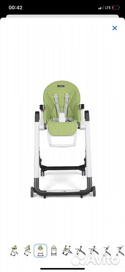 Стул для кормления peg perego siesta